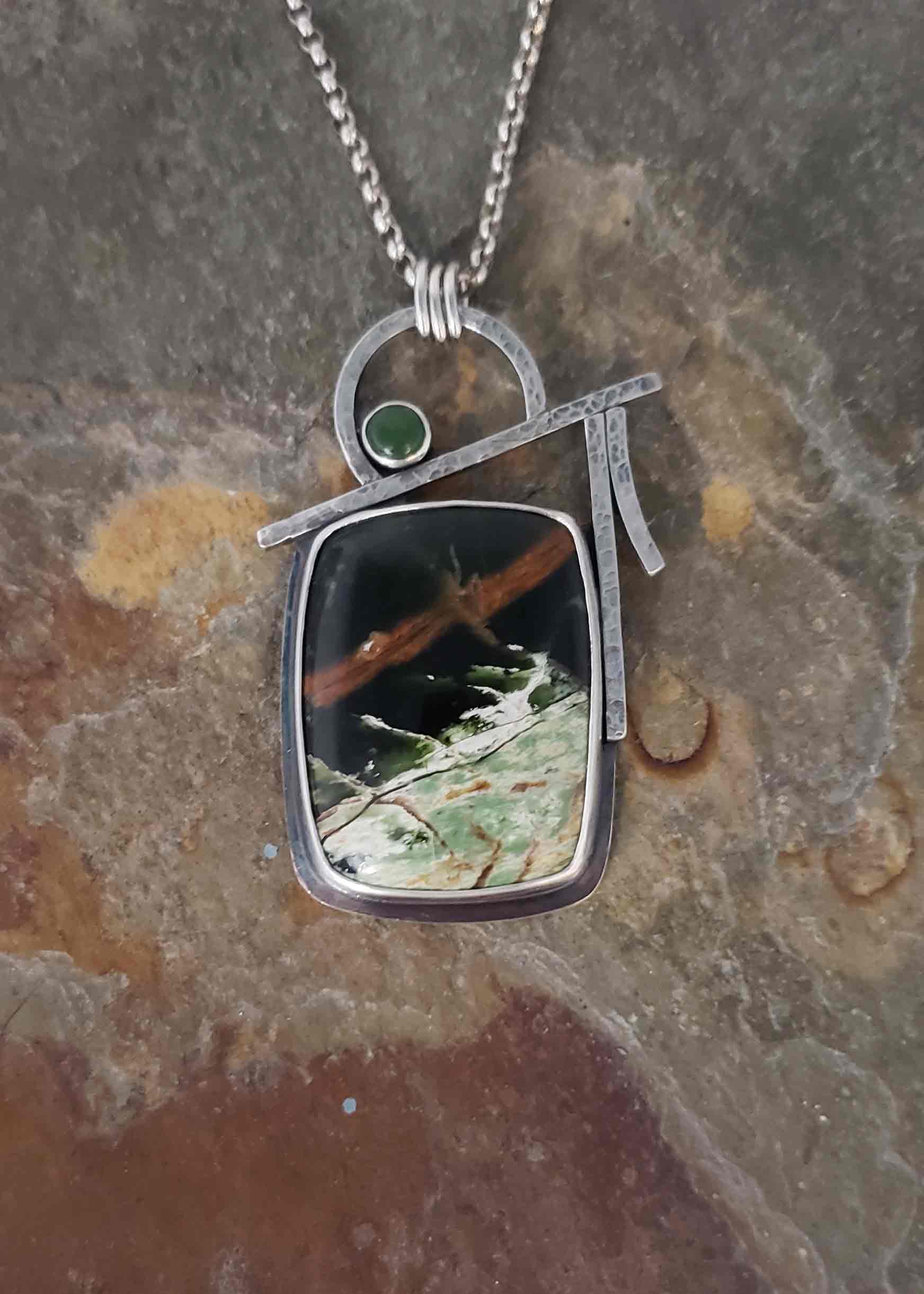 Cosmic Change – Chrome Diopside and Jade
