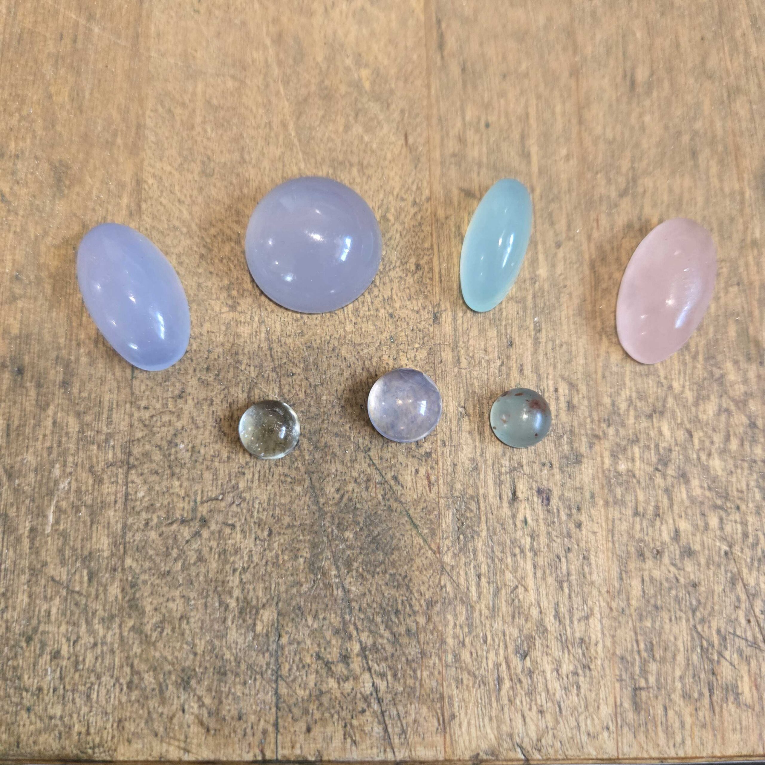 Stones selected for rings. Dona Miller